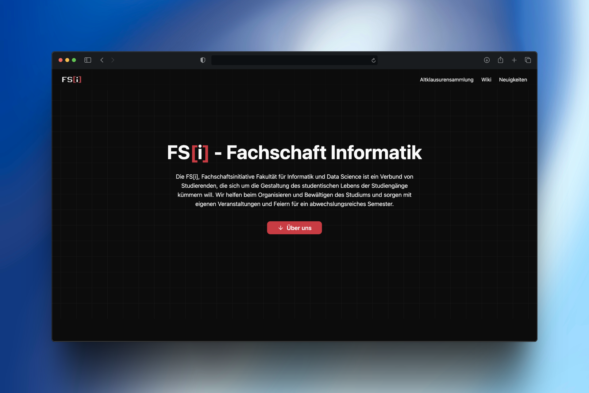 Fachschaft Website